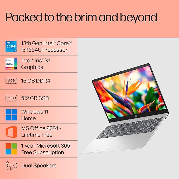 HP 15, 13th Gen Intel Core i5-1334U Laptop - Image 5