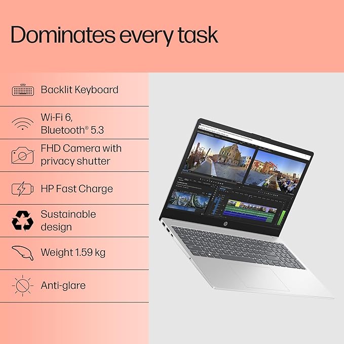 HP 15, 13th Gen Intel Core i5-1334U Laptop - Image 4